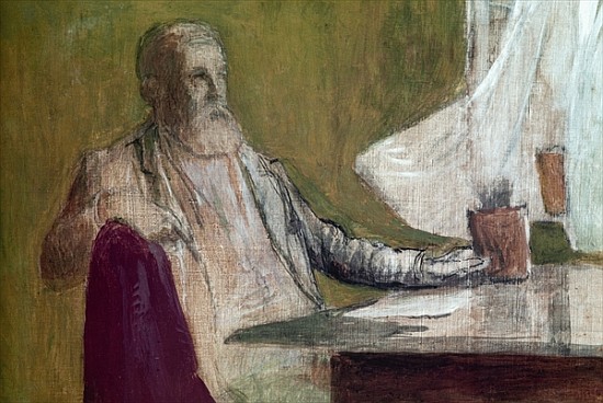 Self Portrait, 1893-95 od Arnold Böcklin