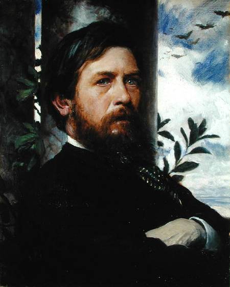 Self Portrait od Arnold Böcklin