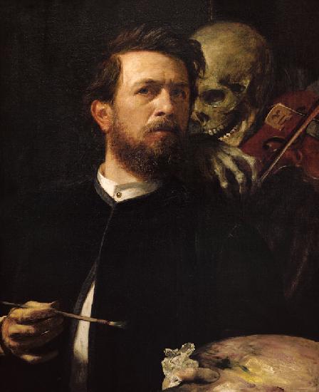 Self Portrait with Death with a Violin