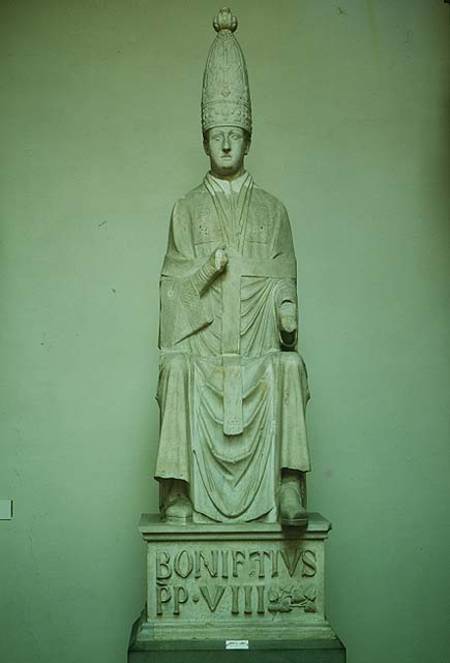 Pope Boniface VIII (1235-1303) od Arnolfo  di Cambio