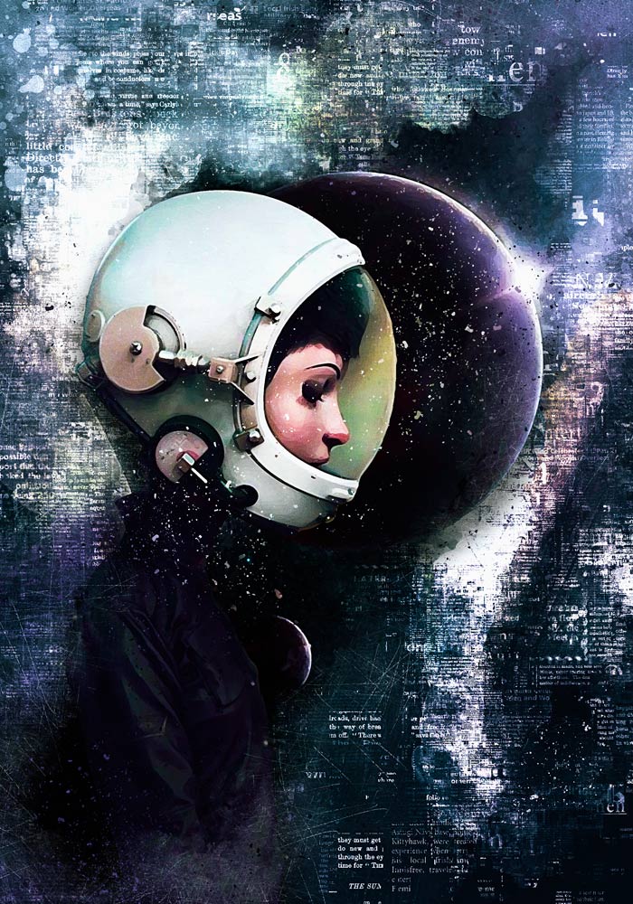 Space girls resistance od Benny Arte