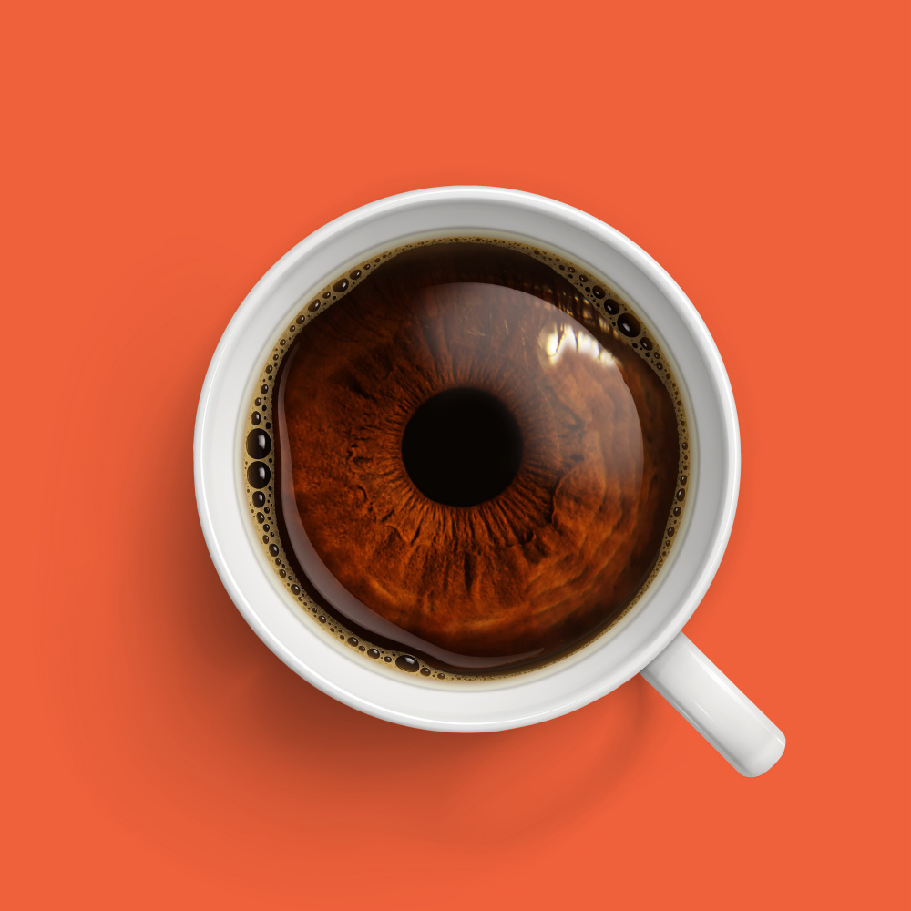 Coffee Eye Print od Artem Pozdniakov