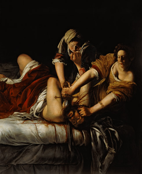 Judith beheads Holoferns od Artemisia Gentileschi