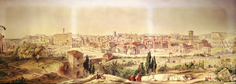 Rome As It Is, from the Palatine Hill od Arthur Ashpitel