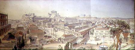 Rome As it Was, Restored After Existing Remains od Arthur Ashpitel