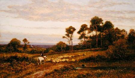 A Surrey Pasture od Arthur Augustus II Glendening