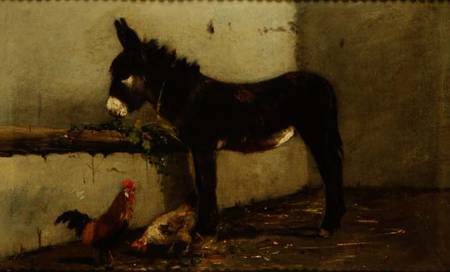 Donkey Feeding od Arthur Batt