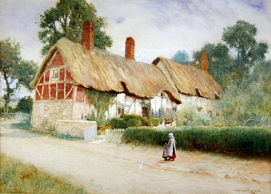 Ann Hathaway''s Cottage od Arthur Claude Strachan