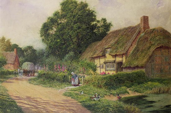 The Coming of the Haycart od Arthur Claude Strachan