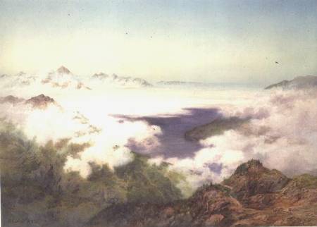 Early Morning from the Schynegge Platte, Switzerland od Arthur Croft
