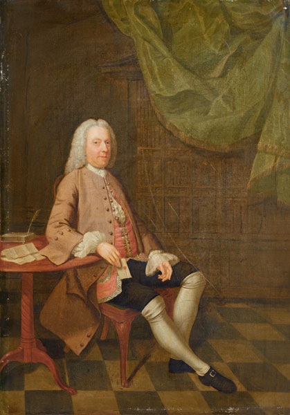 Portrait of John Orlebar od Arthur Devis