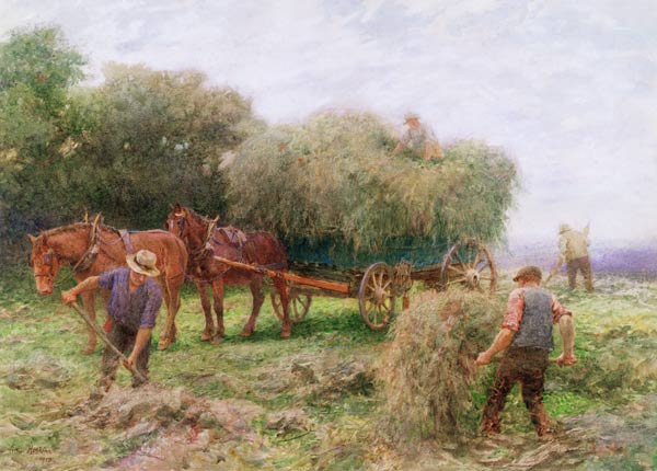 Haymaking od Arthur Hopkins