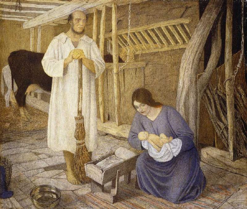 Geburt Christi od Arthur Joseph Gaskin