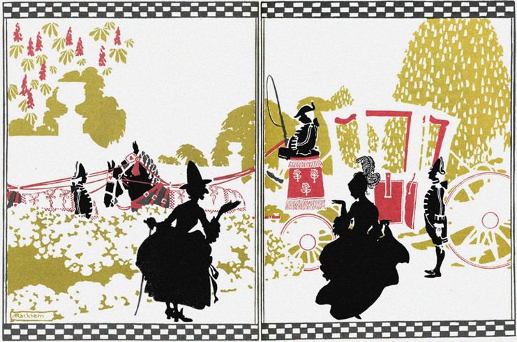 Illustration for Fairy Tale Cinderella od Arthur Rackham