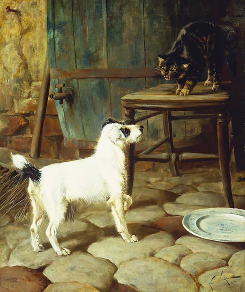Cant we be Friends?, 1890 od Arthur Wardle