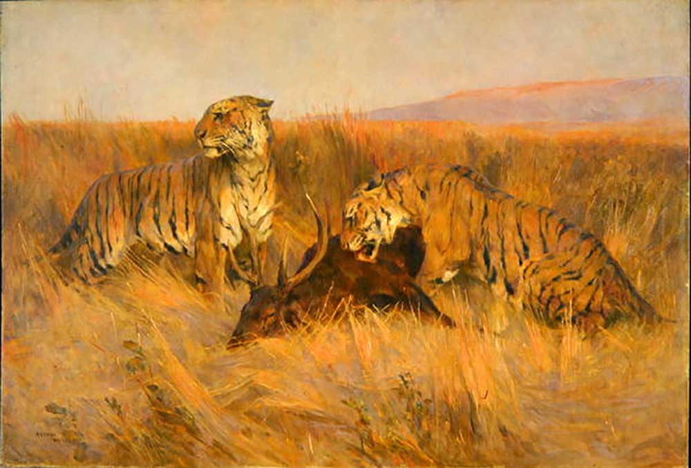 Tigers at Kill od Arthur Wardle