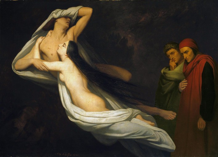 Paolo and Francesca od Ary Scheffer