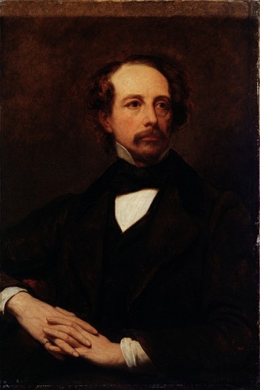 Portrait of Charles Dickens (1812-1870) 1855 od Ary Scheffer