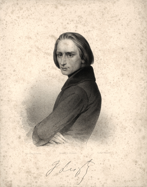 Franz Liszt od Ary Scheffer