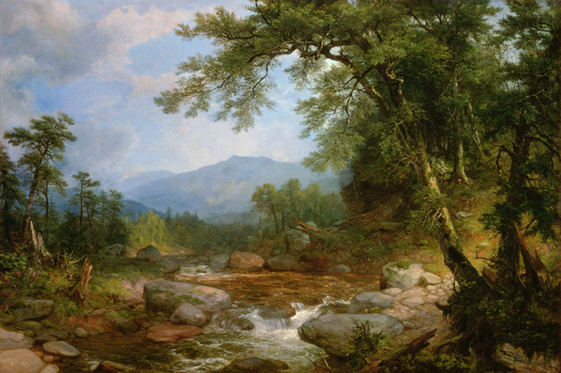 Monument Mountain, Berkshires, 1855-60 od Asher Brown Durand