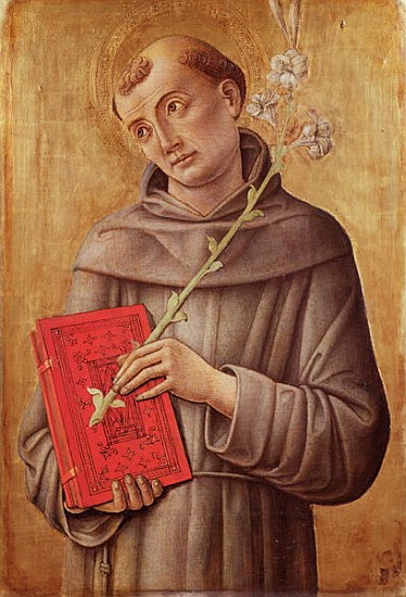 St. Anthony of Padua od (attr.to) Bartolomeo Vivarini