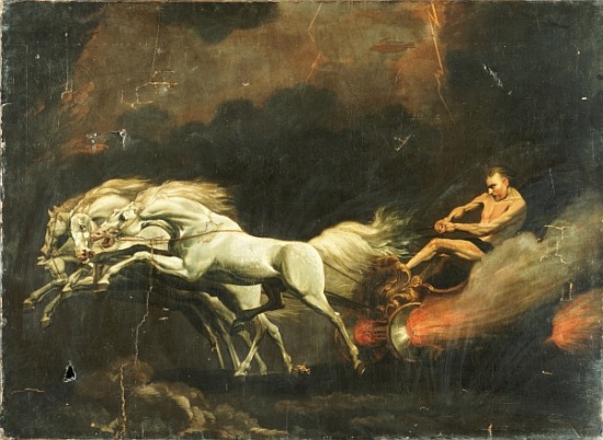 The Fall of Phaeton od (attr.to) George Stubbs