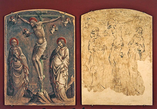 Crucifixion, 1448 (fresco & sinopia) od (attr. to) Parri Spinelli