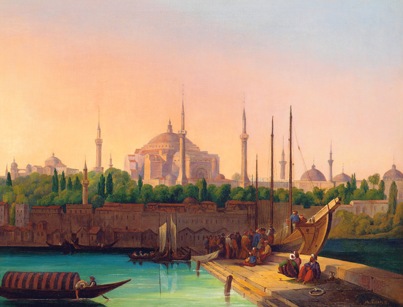 Hagia Sophia, Istanbul. od August Finke