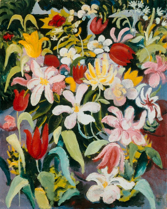 Carpet of flowers od August Macke