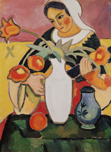 The Lute Player od August Macke