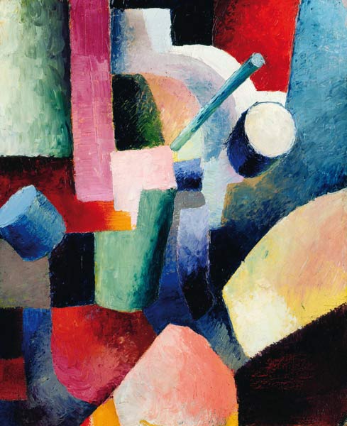 Colored Composition of Forms od August Macke