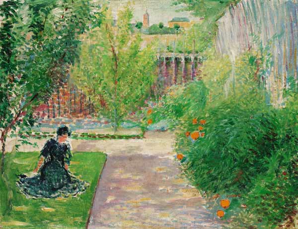 Sonniger Garten od August Macke
