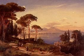 The bay of Naples od August Schaeffer