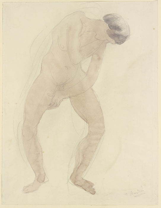 Stehender weiblicher Akt od Auguste Rodin