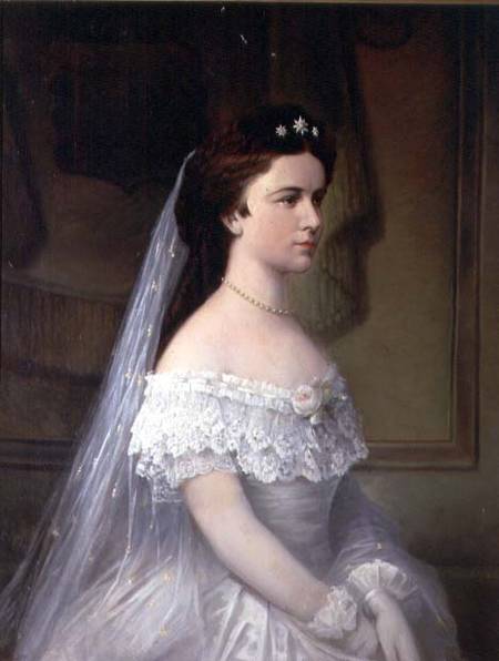 Empress Elizabeth of Bavaria (1837-98) od Austrian School