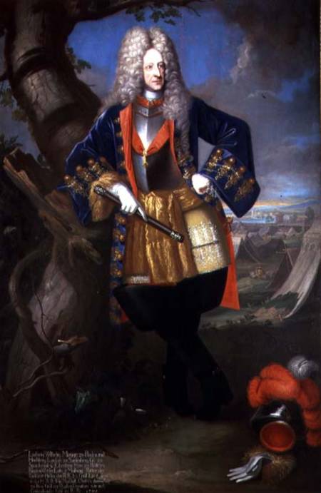 Ludwig Wilhelm, Count of Baden (1655-1707) od Austrian School