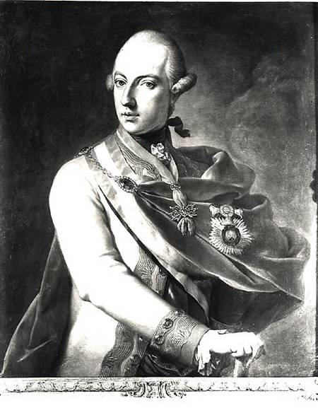 Portrait of Joseph II (1741-90) of Habsbourg-Lorraine od Austrian School