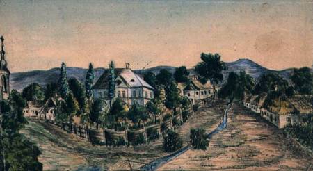 View of a Country Village od Austrian School
