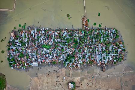 A village from above