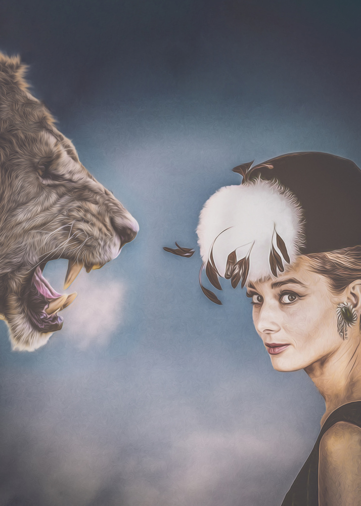 Audrey And The Lion od Baard Martinussen
