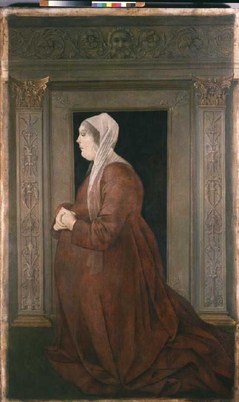 Bildnis der Eleonora von Aragon (1450-1493), seit 1473 Gemahlin des Ercole I od Baldassare Estense