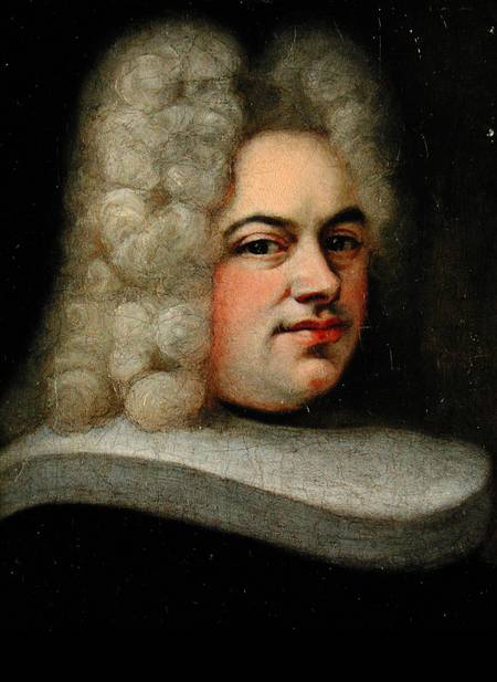 Portrait of the Councillor and Poet Barthold Hinrich Brockes (1680-1747) od Balthasar Denner
