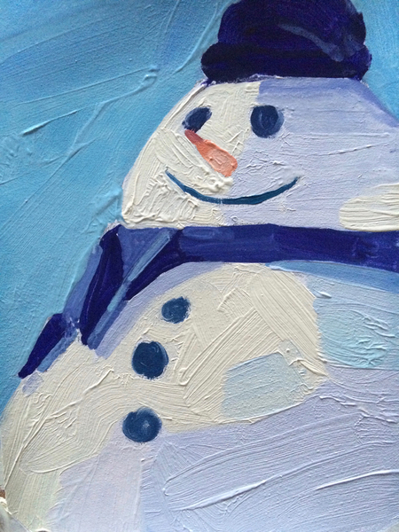 Snowman od Barbara Hoogeweegen