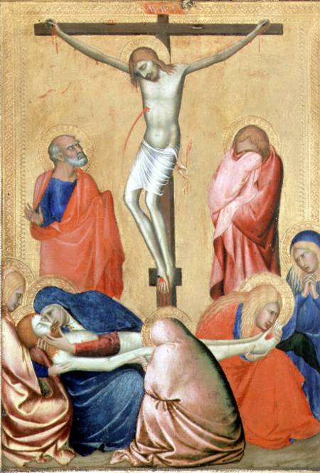 The Crucifixion and the Lamentation od Barna  da Siena