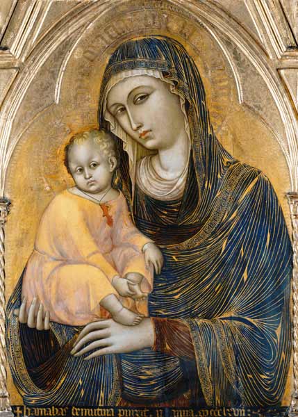 Madonna with the child. od Barnaba da Modena