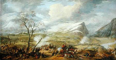 The Battle of Rivoli on the 14th January 1797 od Baron Louis Albert Bacler d'Albe