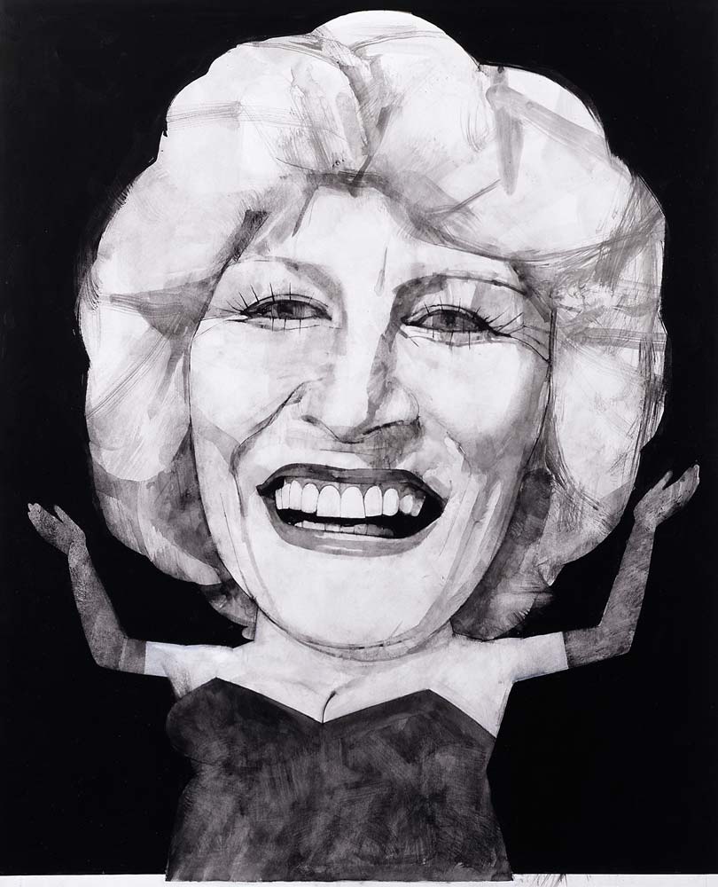 Portrait of Faith Brown, 1970s od Barry  Fantoni