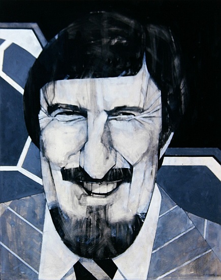 Portrait of Jimmy Hill, illustration for The Listener, 1970s od Barry  Fantoni