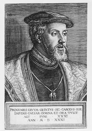 Emperor Charles V od Barthel Beham
