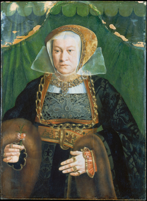 Portrait of Sibylla Kessel od Barthel Bruyn d. Ä.